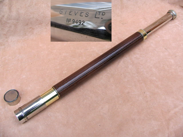 Gieves single draw Naval Officer of the Watch telescope 